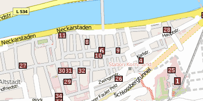 Heiliggeistkirche  Heidelberg Stadtplan