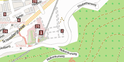 Stadtplan Hortus Palatinus