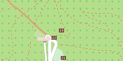 Stadtplan Königstuhl  Heidelberg